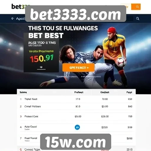 Promoções disponíveis no site de apostas bet3333.com